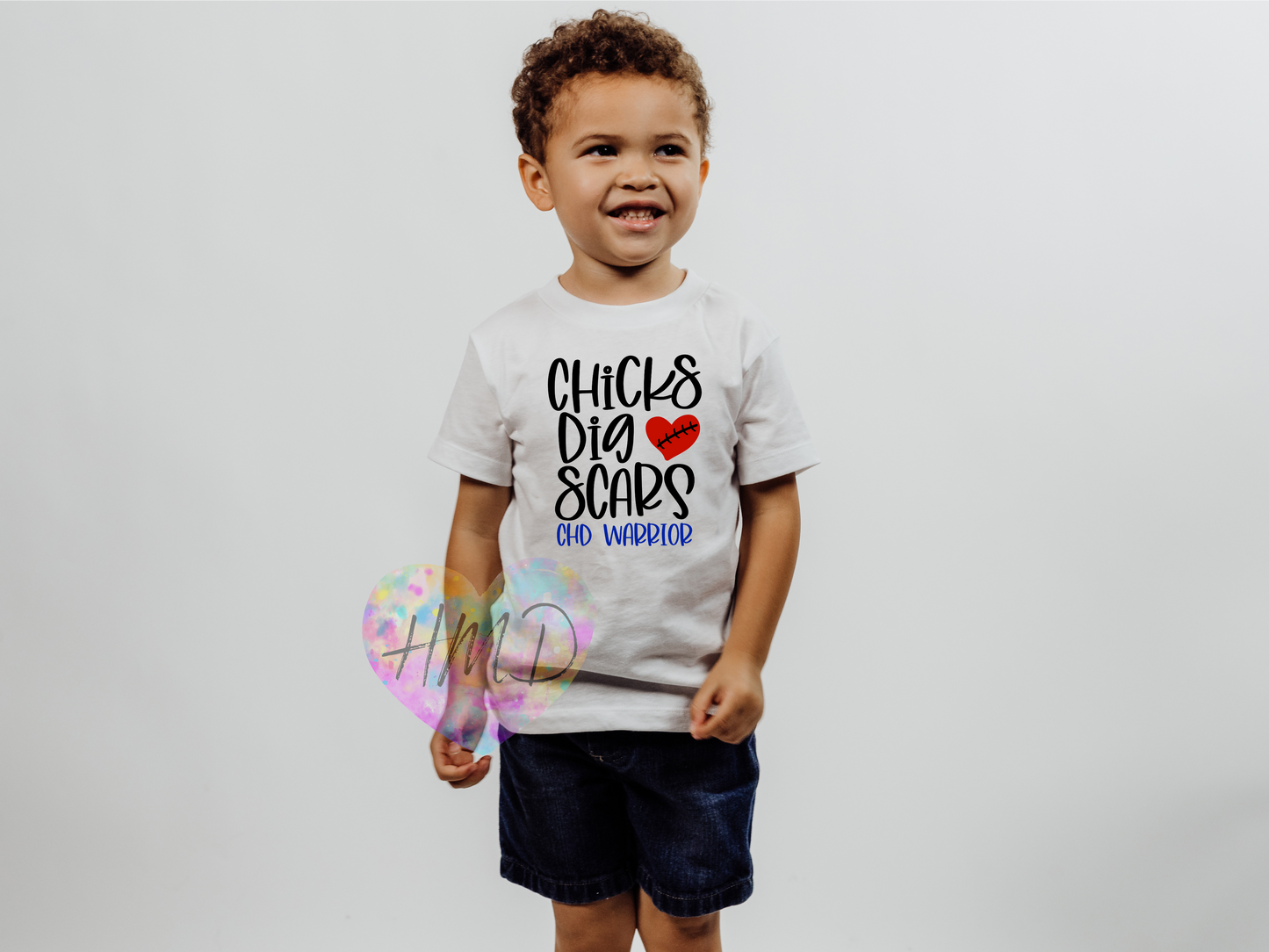 “Chicks Dig Scars” CHD Warrior Kids T-Shirt