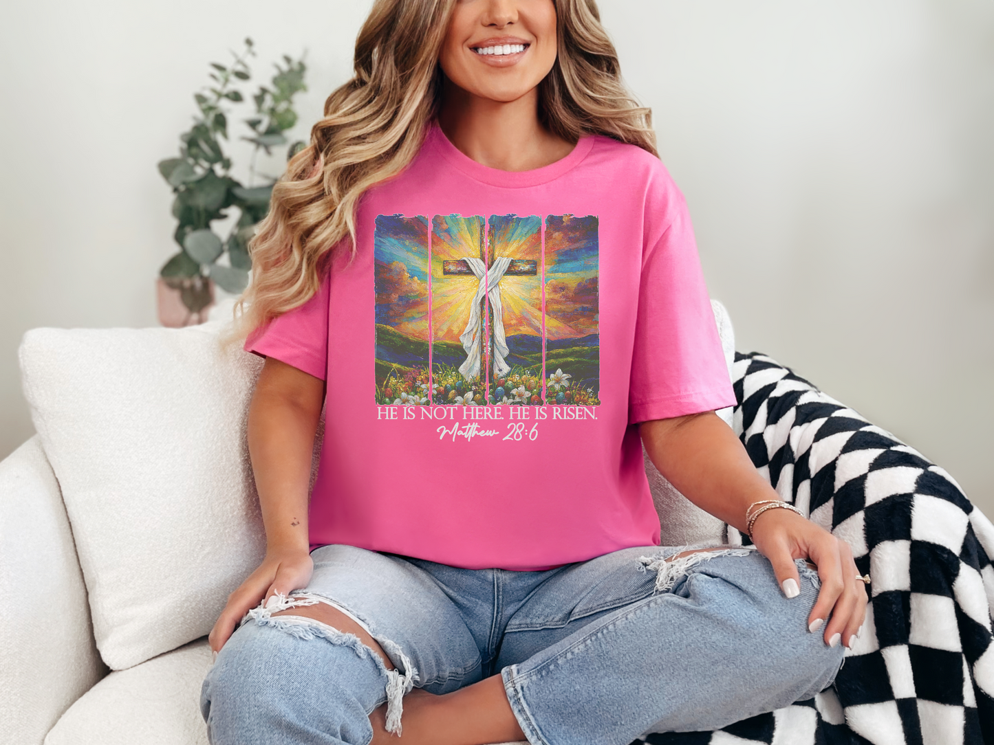 Beautiful "He Is Risen" Shirt