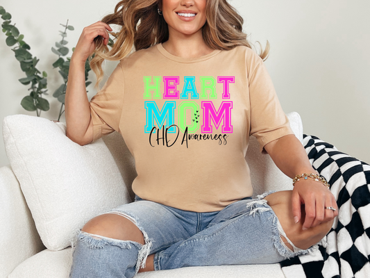 Heart Mom & CHD Awareness T-Shirt: Wear Your Heart, Share Your Strength