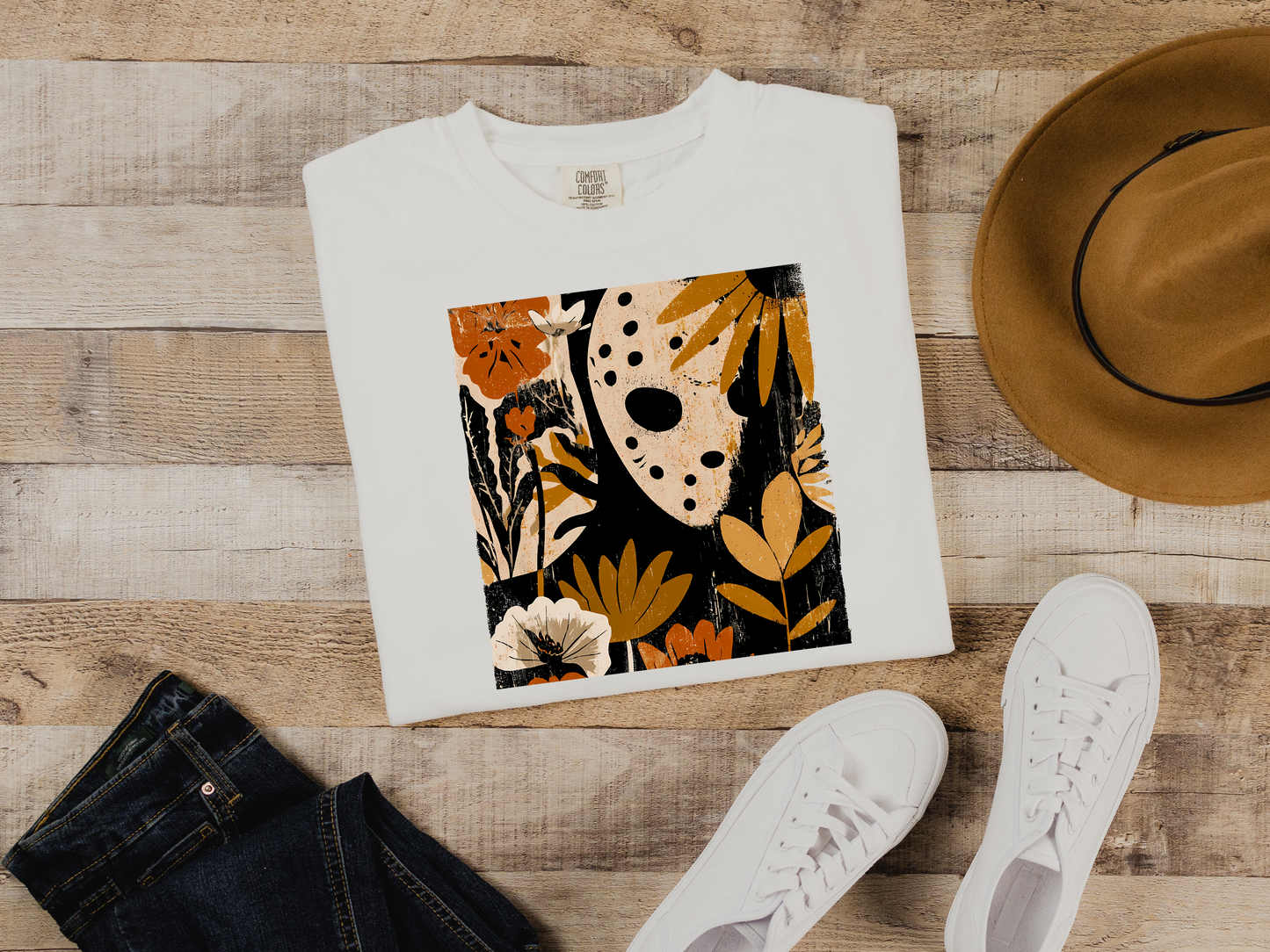 Spooky Floral Slasher Collection T-Shirts
