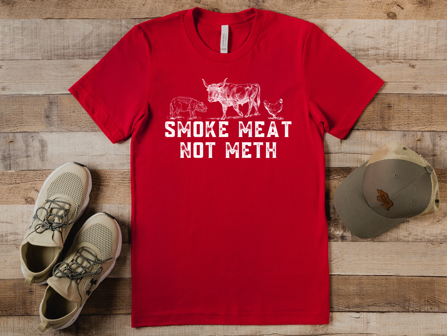 Smoke Meat Not Meth T-Shirt