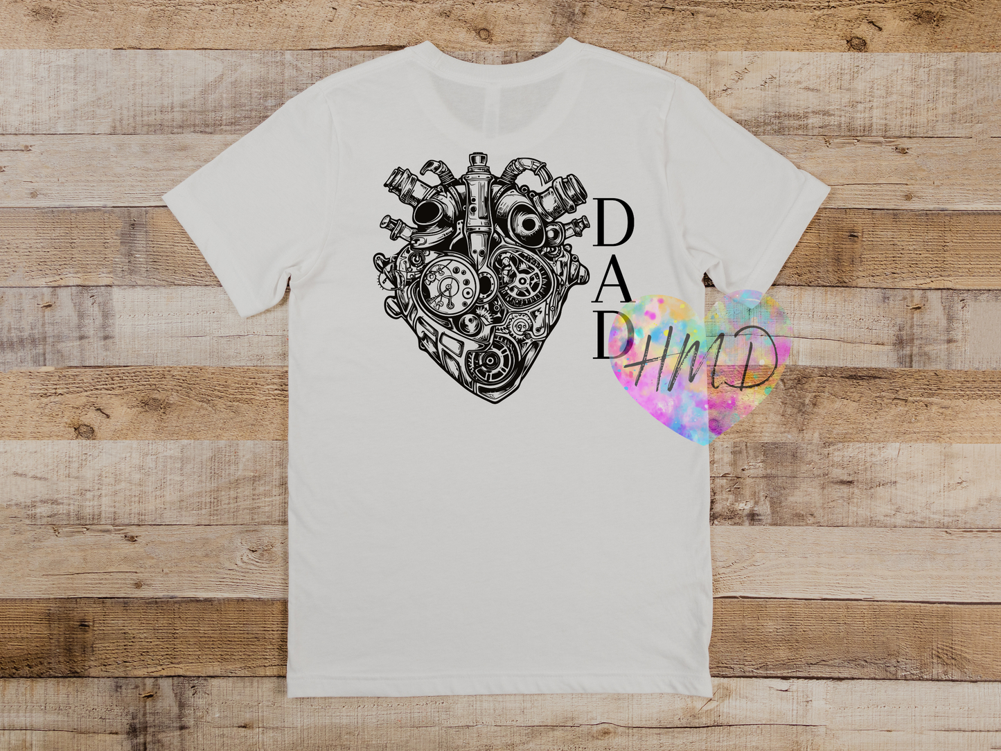 Heart Family Matching Shirts β Mechanical Love with Edge