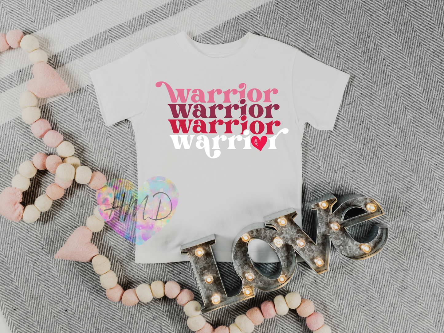 Retro Heart Warrior Kid's T-Shirt – CHD Awareness Shirt