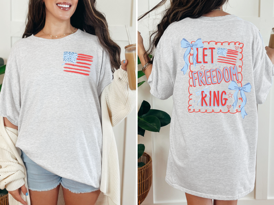 Let Freedom Ring T-Shirt: Sweet Land of Liberty Meets Southern Charm