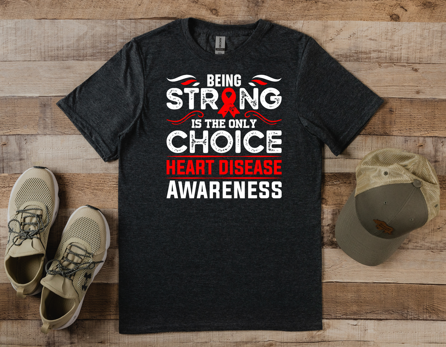 Being Strong Is The Only Choice CHD Shirt: Show Your Support for Congenital Heart Defect Awareness