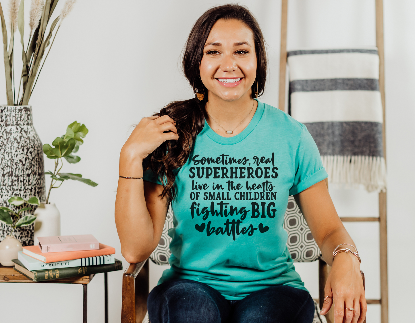 Honor Real Superheroes: Show Support for Children Fighting Big Battles with a Heartwarming T-Shirt