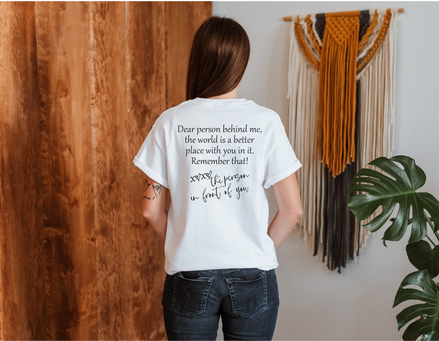Spread Kindness and Love with Our Dear Person Behind Me T-Shirts - Get Yours Today!
