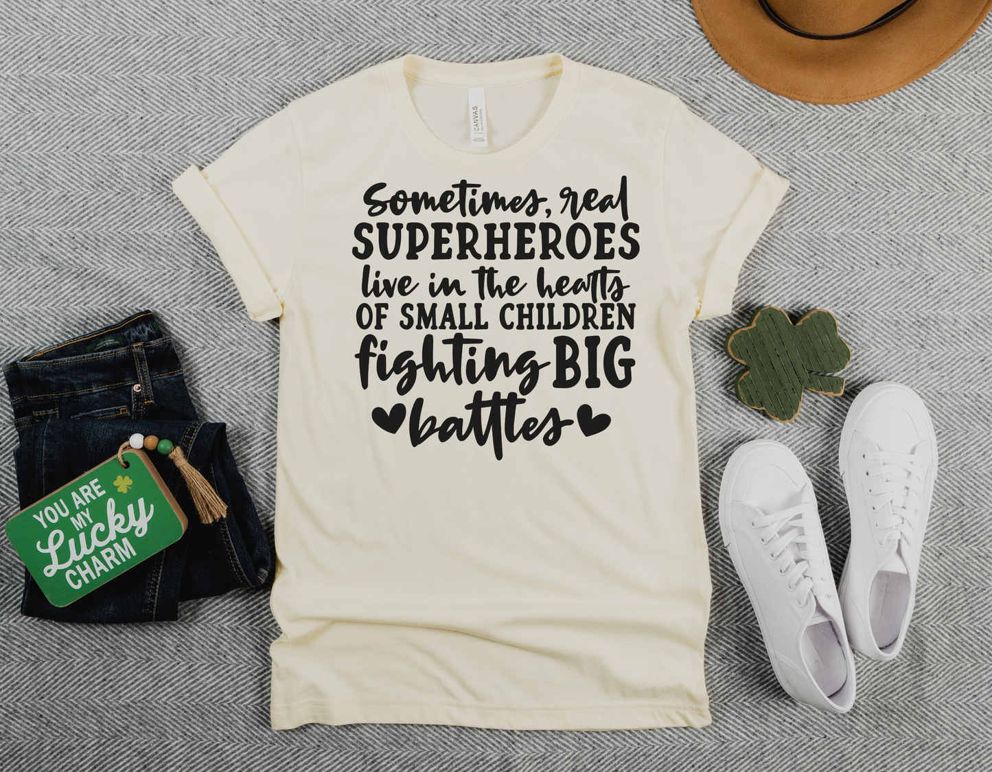 Honor Real Superheroes: Show Support for Children Fighting Big Battles with a Heartwarming T-Shirt