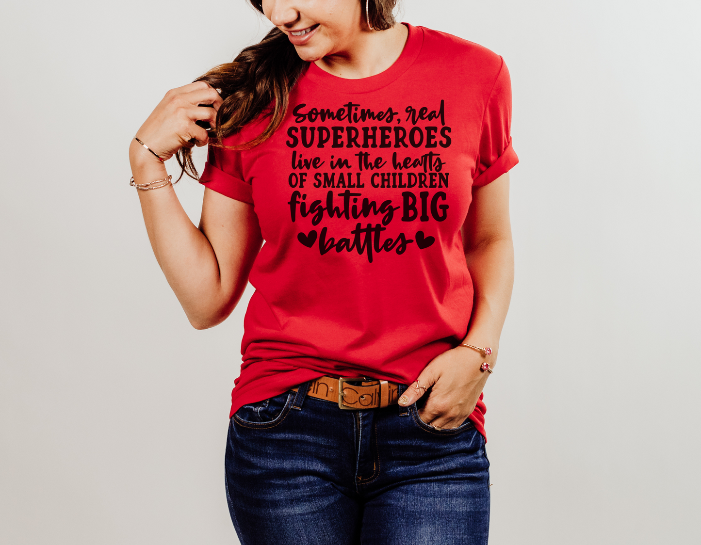 Honor Real Superheroes: Show Support for Children Fighting Big Battles with a Heartwarming T-Shirt