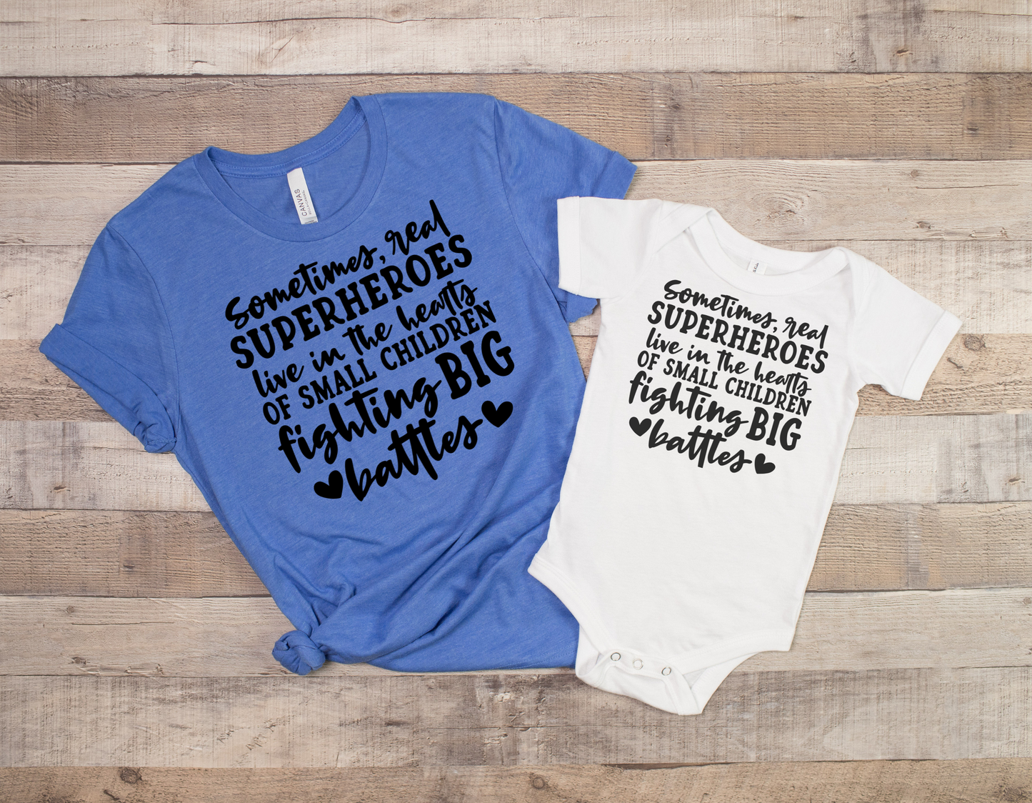 Honor Real Superheroes: Show Support for Children Fighting Big Battles with a Heartwarming T-Shirt