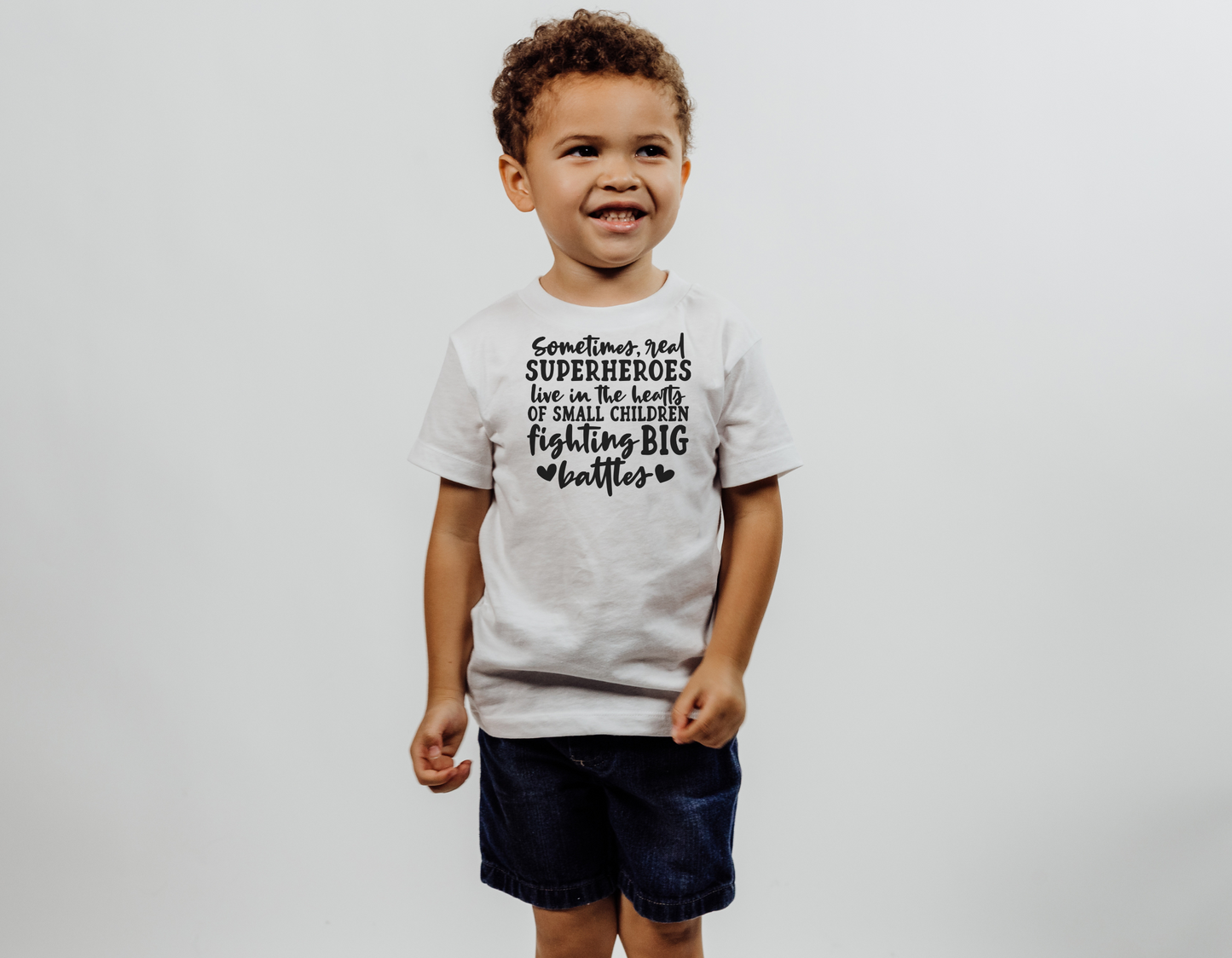 Honor Real Superheroes: Show Support for Children Fighting Big Battles with a Heartwarming T-Shirt