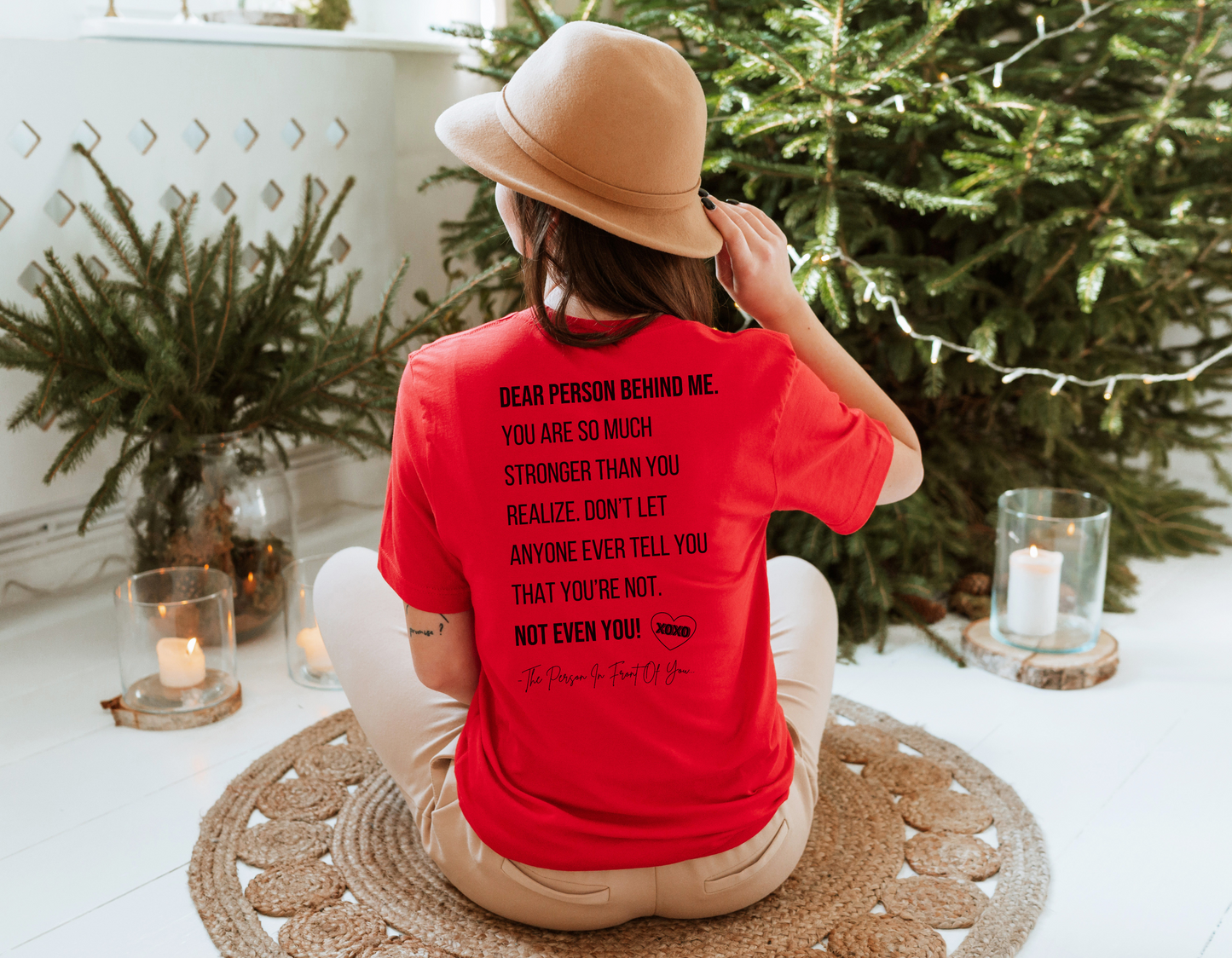 Spread Kindness and Love with Our Dear Person Behind Me T-Shirts - Get Yours Today!