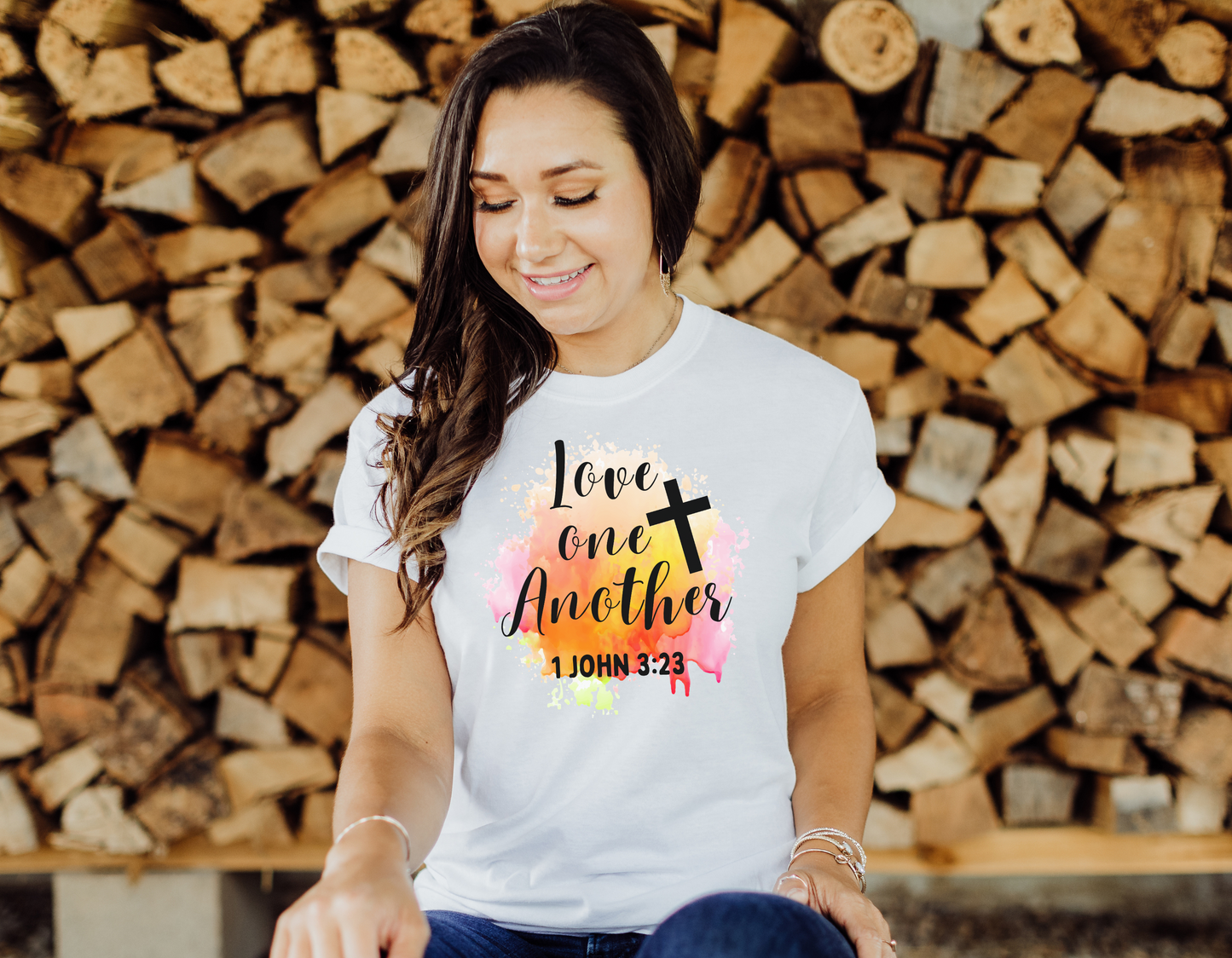 Spread Love with Our 1 John 3:23 Love One Another T-Shirt - Order Now!