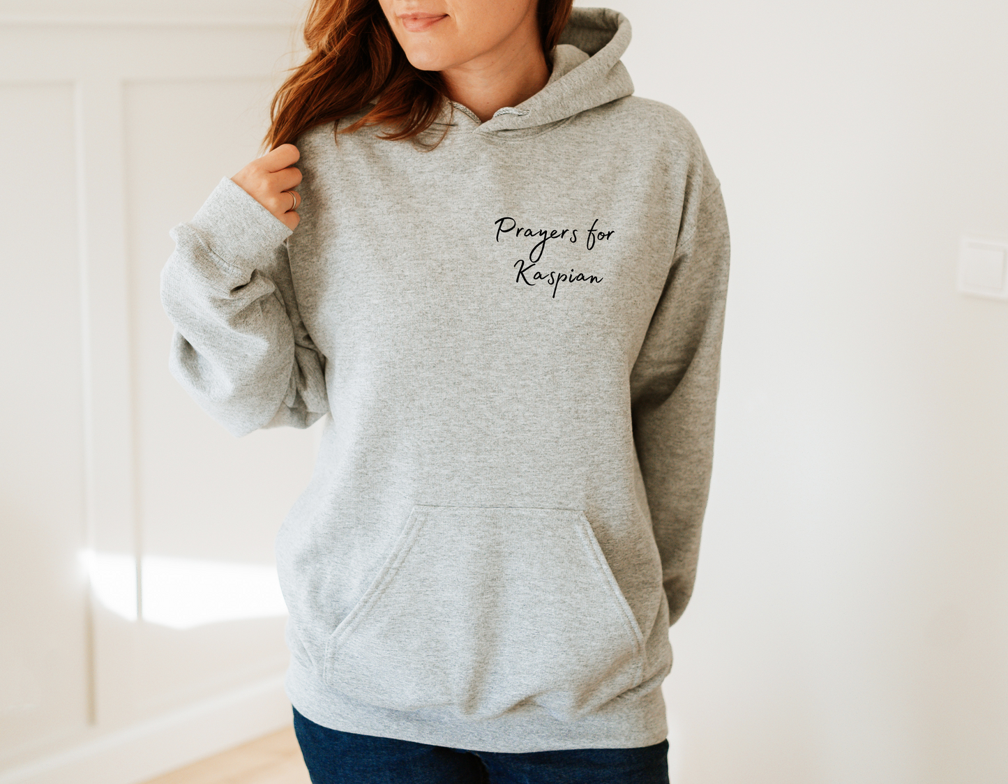 Prayers for Kaspian Adult Hoodies