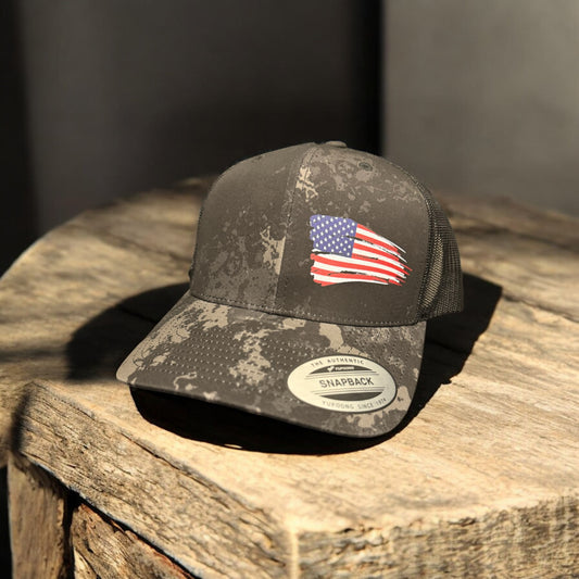 Tattered Glory Trucker Hat – Rugged American Pride