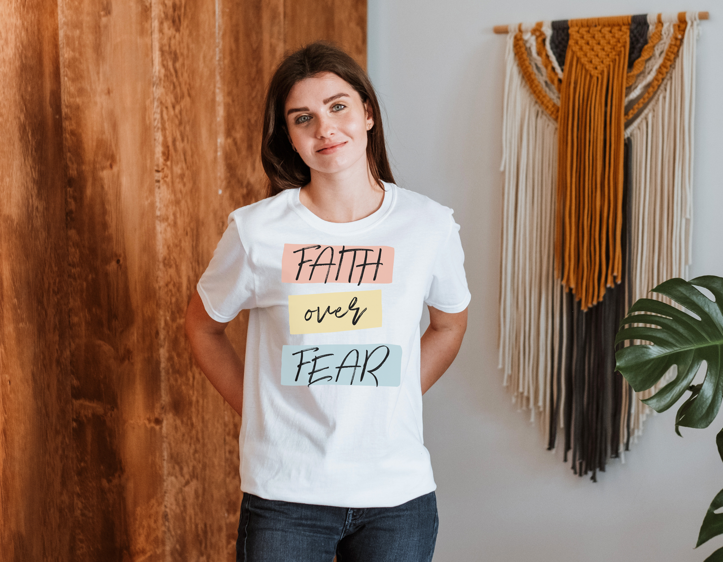 Choose Faith Over Fear with Our Inspiring 'Faith Over Fear' T-Shirt - Order Now!