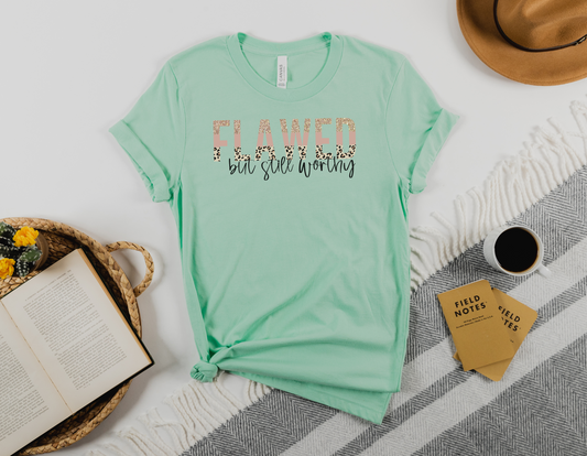 Embrace Your Worthiness in Imperfection with Our 'Flawed, But Still Worthy' T-Shirt - Order Now!