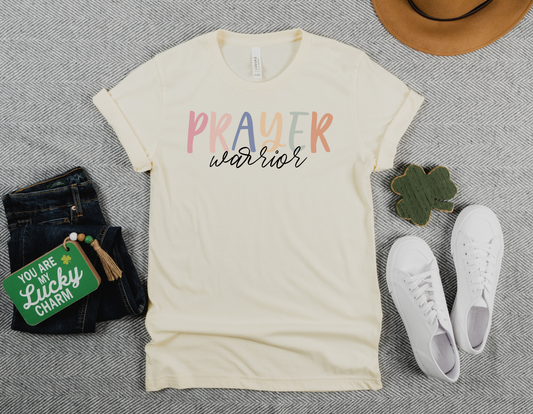 Unleash the Power of Prayer with Our Prayer Warrior T-Shirt - Order Now!