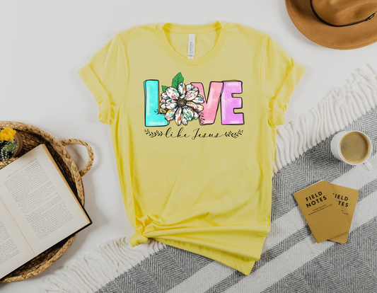 Spread Love and Kindness with Our 'Love Like Jesus' T-Shirt - Order Now!