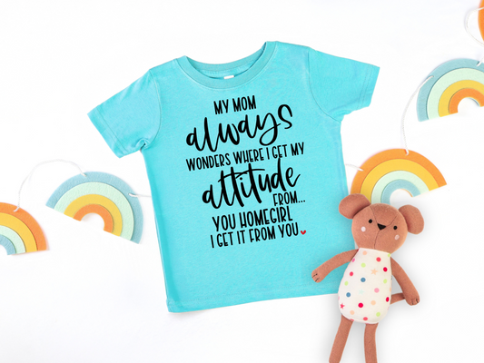 Mini Attitude, Maximum Truth – Kids T-Shirt