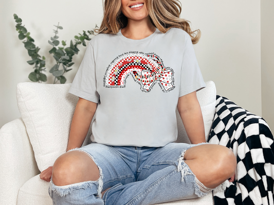 Checkered Rainbow CHD Awareness T-Shirt