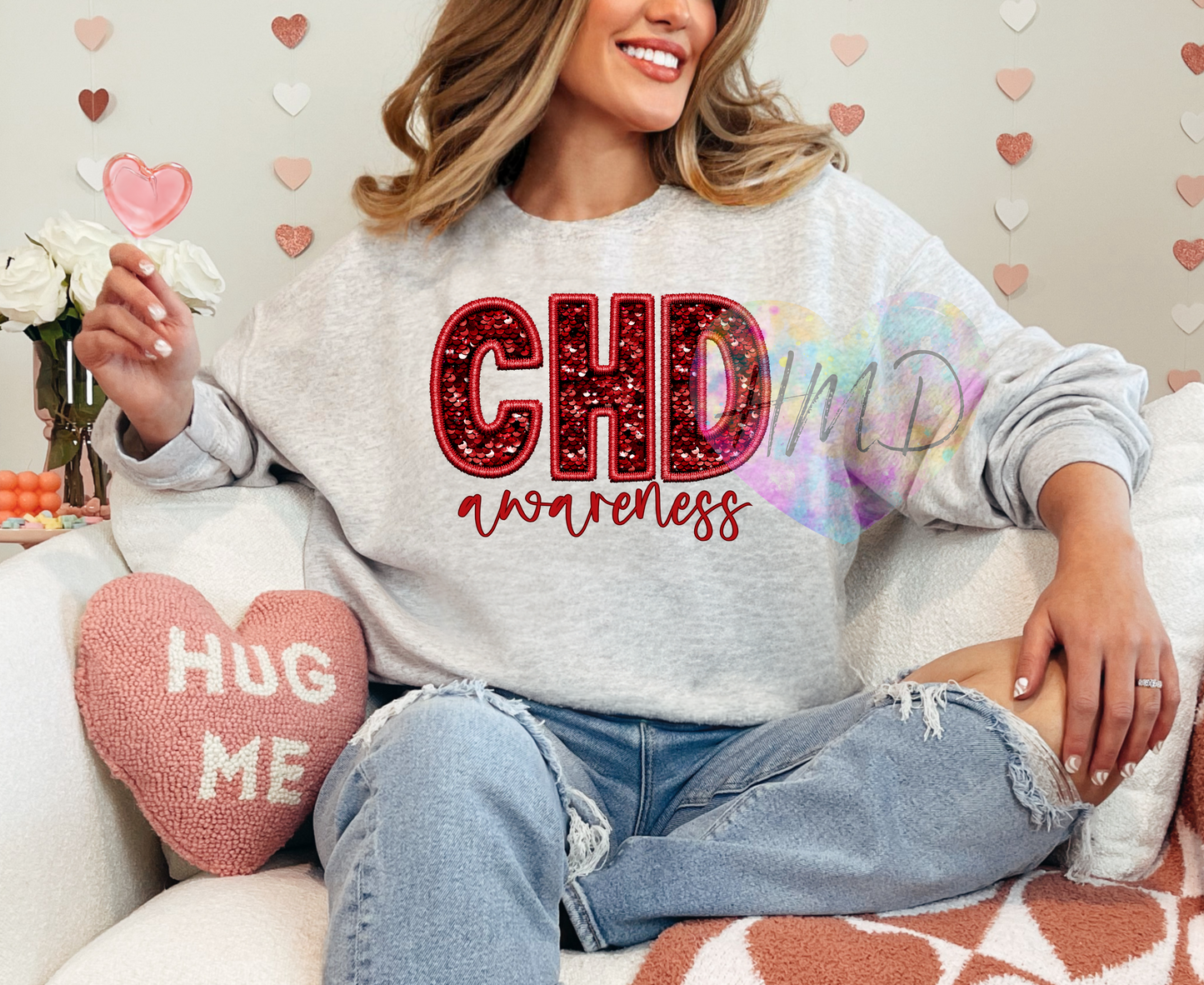 CHD Awareness Sequin Shirt – Bold Heart Style