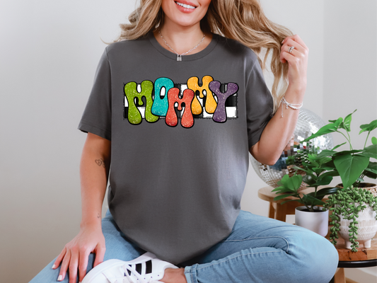 Bright & Bold Matching Family T-Shirts – Mommy, Daddy & Mini Collection