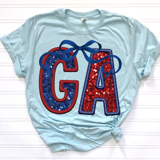 Coquette 4th of July State Shirts