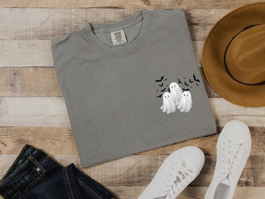 Ghostie Pocket T-Shirt – Subtle Spooks, Everyday Style 👻🖤