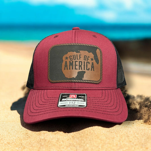 Not the Gulf of Mexico Leather Patch Trucker Hat