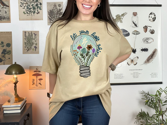 Let Your Light Shine Autism Awareness T-Shirt