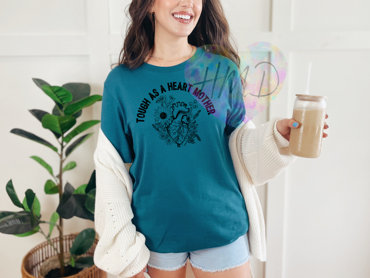 Tough As a Heart Mother T-Shirt: Strength in Every Beat