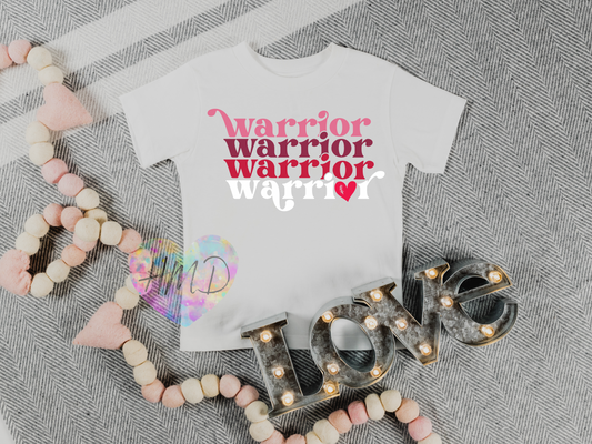 Retro Heart Warrior Kid's T-Shirt – CHD Awareness Shirt