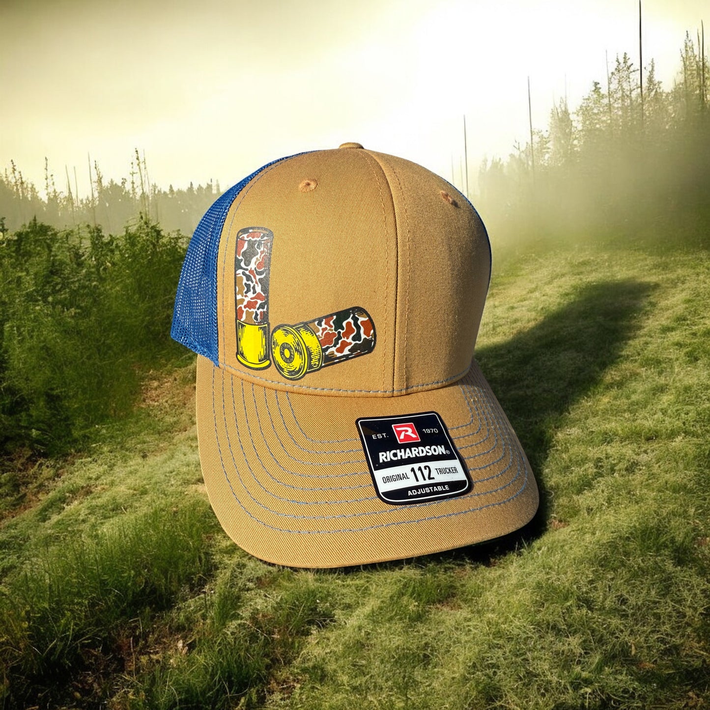 Shotgun Shell Trucker Hat – Camo Ammo Style