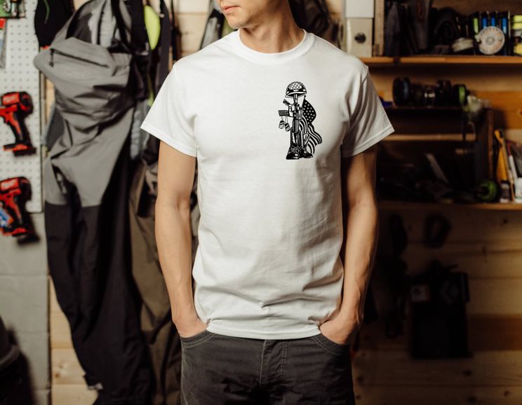 Rifle & Helmet T-Shirt