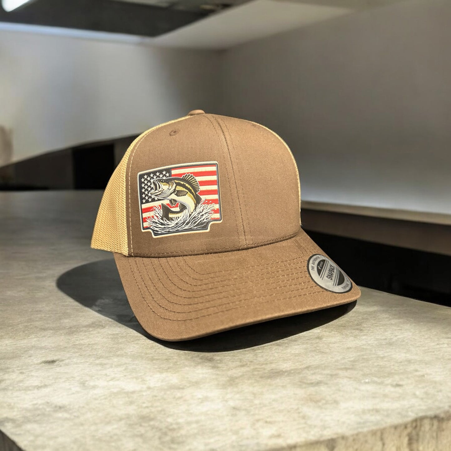 American Bass Snapback Hat – Land of the Free, Home of the Lunker
