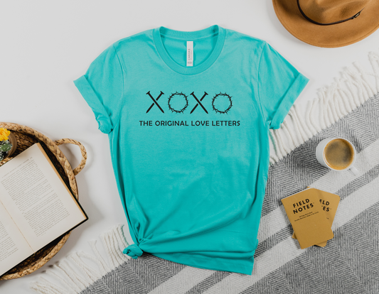 Celebrate Easter with Love: Share the Story of the Cross with Our Nails and Crown of Thorns Love Letters T-Shirt