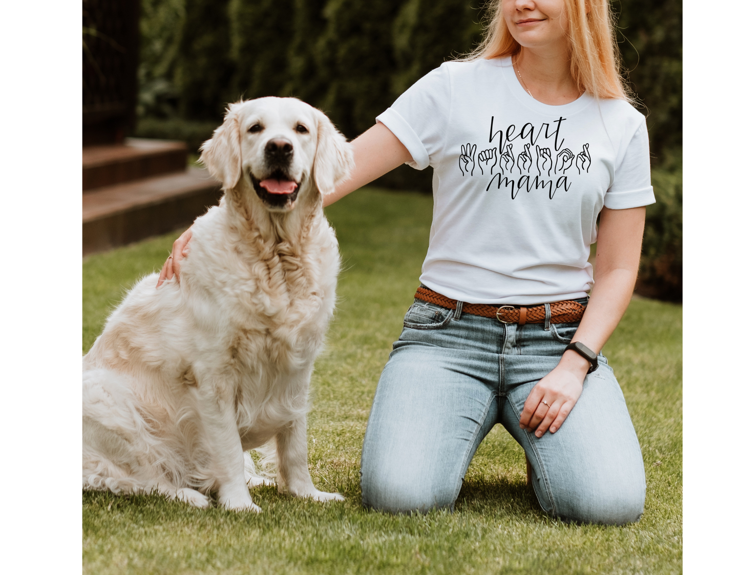 Show Your Support with Our Unique Sign Language Heart Warrior Mama T-Shirt