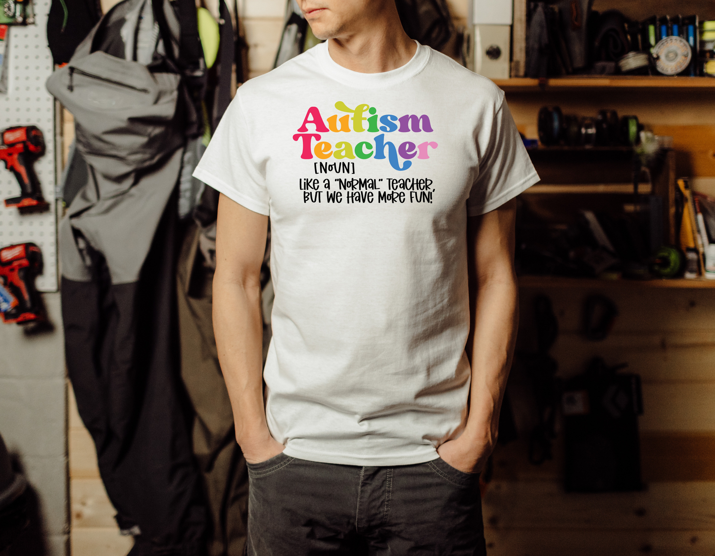 Celebrate Diversity in the Classroom with Our Colorful Autism Teacher T-Shirt