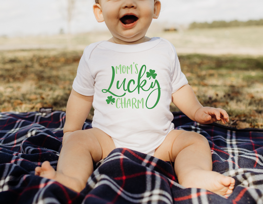 Celebrate St. Patrick's Day in Style with Our Mom's Lucky Charm T-Shirt - A Perfect Gift for Mother