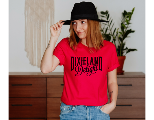 "Dixieland Delight" T-Shirt: Show Your Southern Pride with Style!