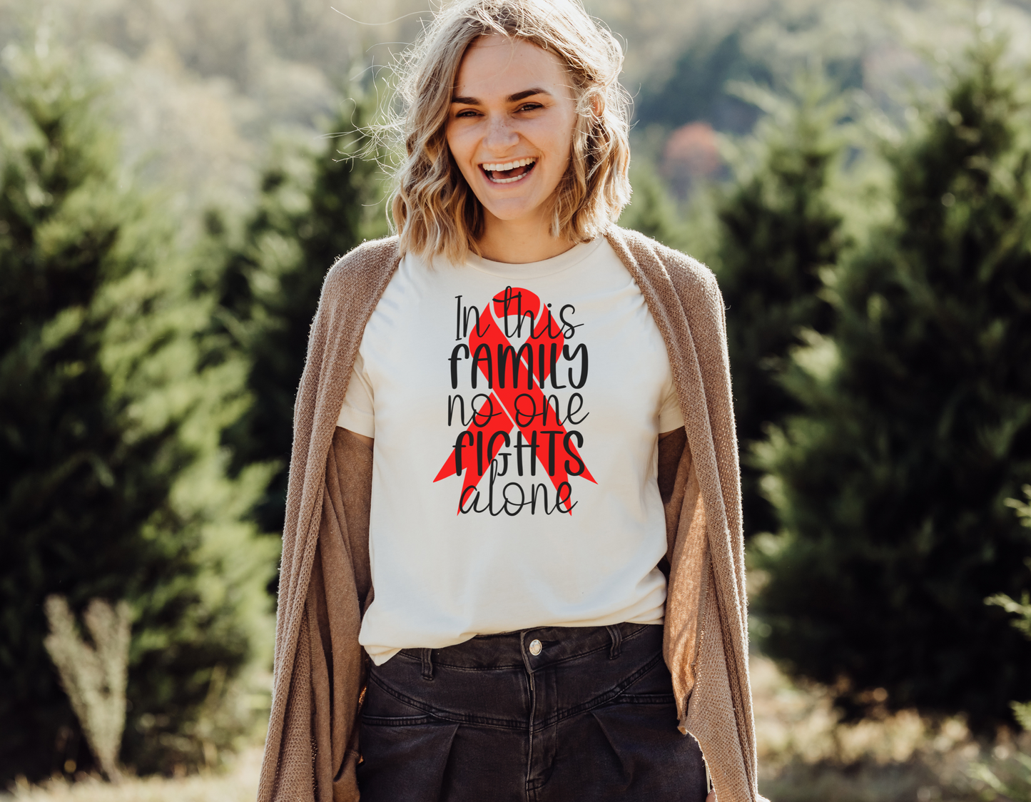 In This House, Nobody Fights CHD Alone: Supportive and Inspirational T-Shirts for Heart Disease Awareness