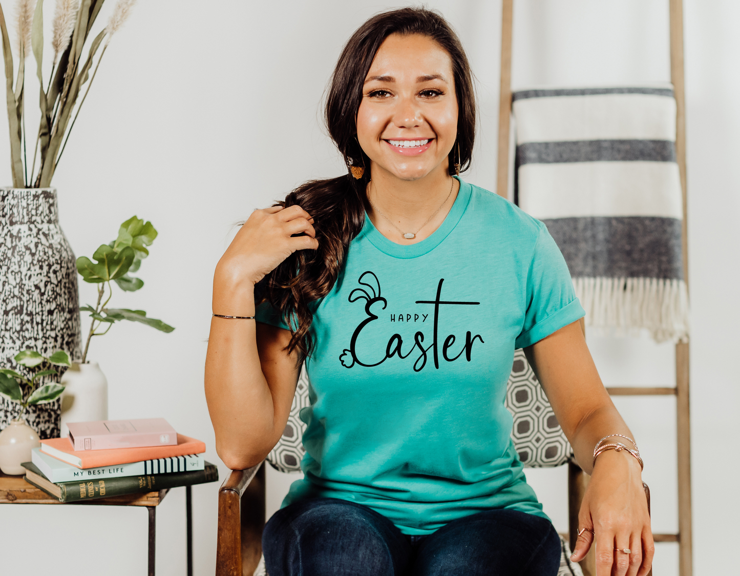 Celebrate Easter in Style with Our Happy Easter Bunny T-Shirt - Perfect for the Whole Family