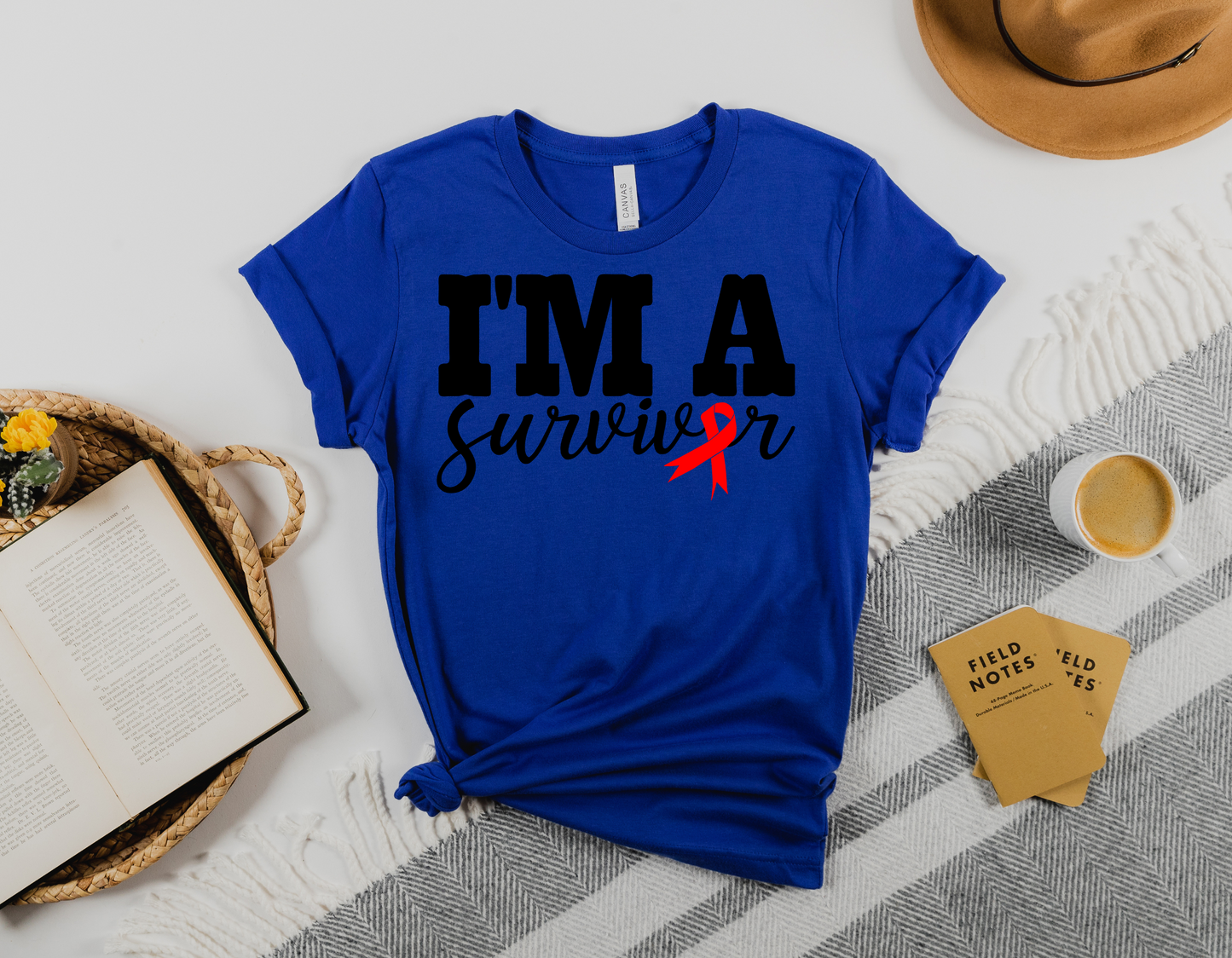 Celebrate Your Strength: Show Your Support for CHD with Our 'I'm A Survivor' CHD Awareness T-Shirts