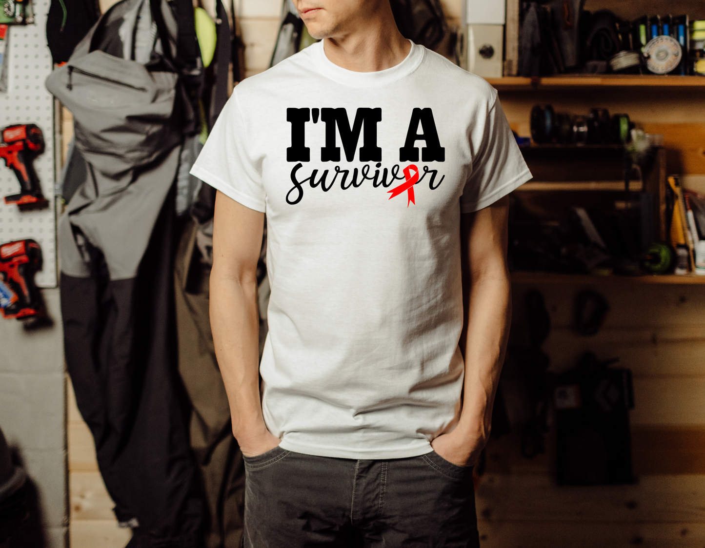 Celebrate Your Strength: Show Your Support for CHD with Our 'I'm A Survivor' CHD Awareness T-Shirts