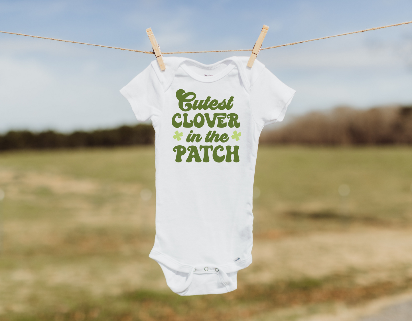 Dress Your Little One in Style with Our Cutest Clover In The Patch Kid's T-Shirt - Perfect for St. Patrick's Day