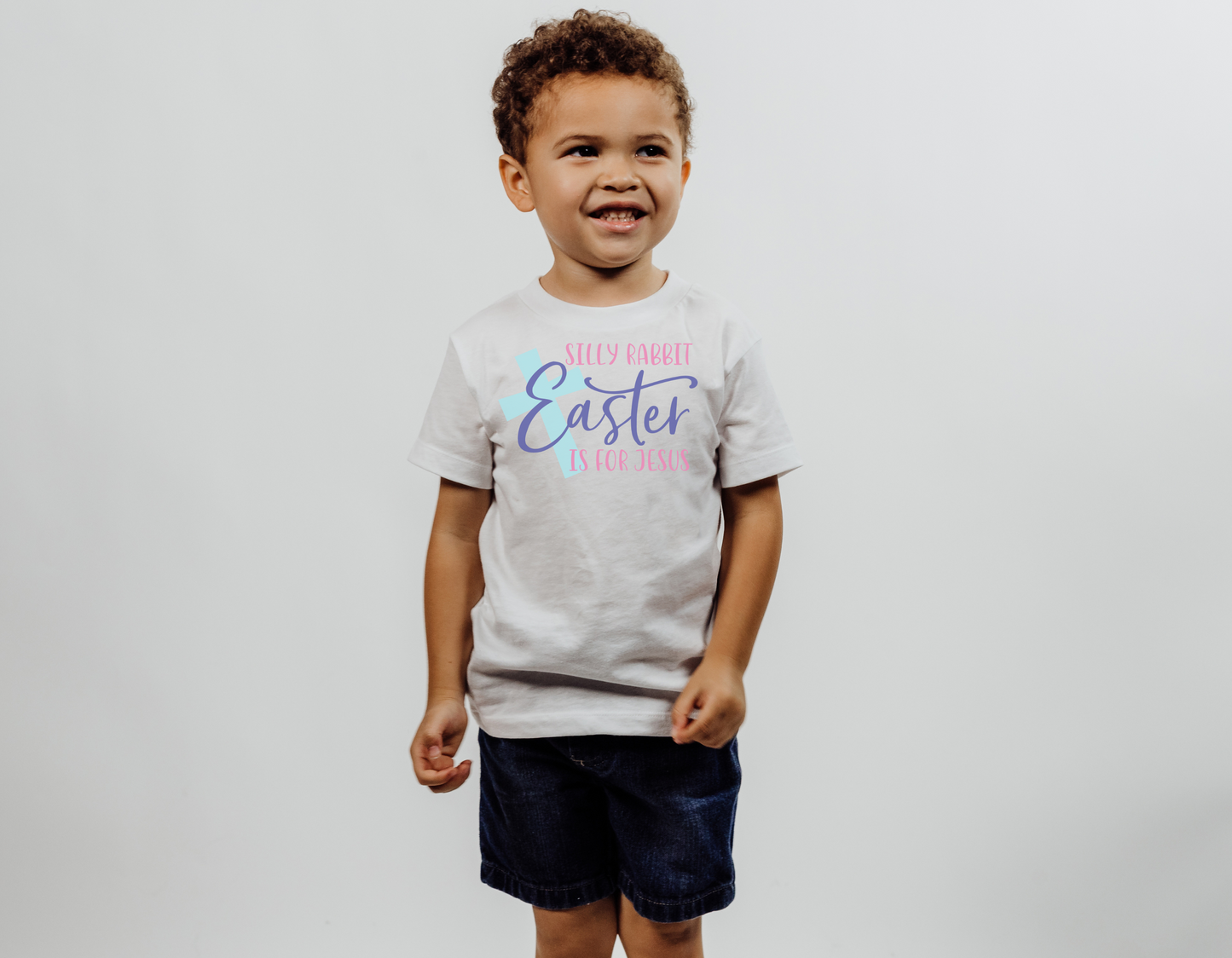 Get Your Kids in the Easter Spirit with Our 'Silly Rabbit, Easter Is for Jesus' Shirts: Perfect for Celebrating the True Meaning of Easter