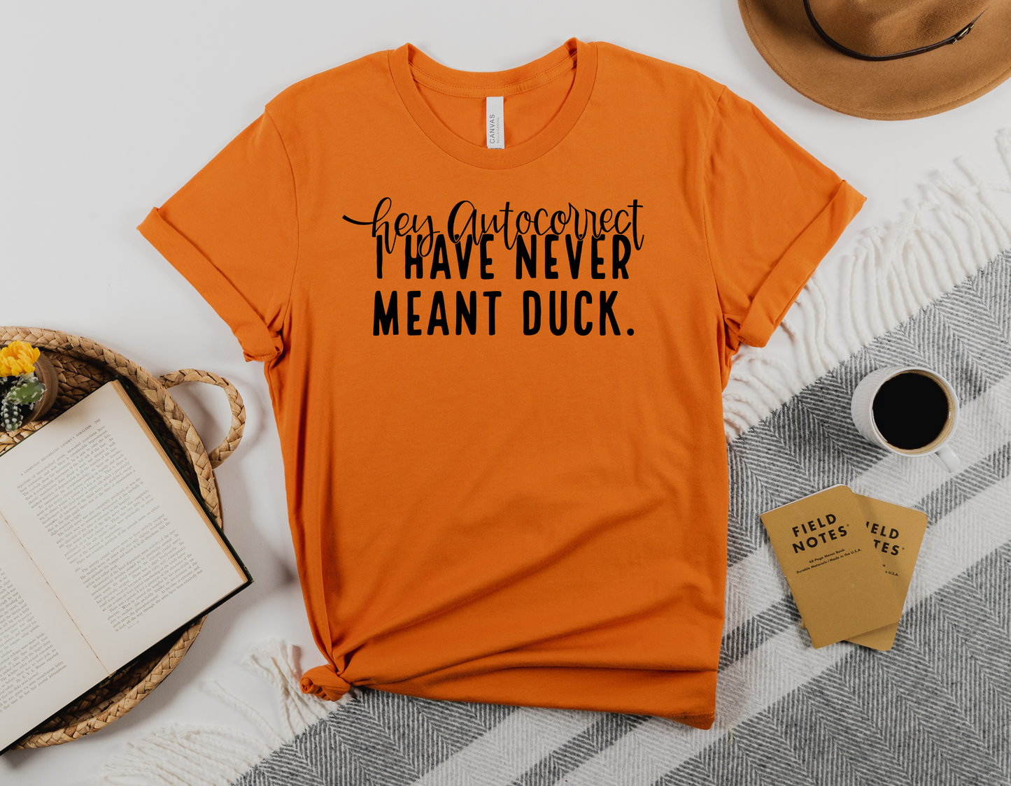 Funny Autocorrect T-Shirt: Hey Autocorrect, I Have Never Meant 'Duck'!