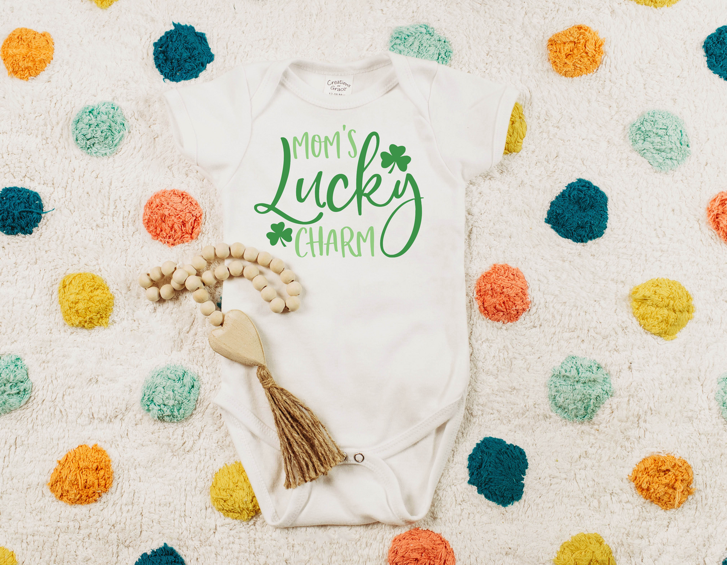 Celebrate St. Patrick's Day in Style with Our Mom's Lucky Charm T-Shirt - A Perfect Gift for Mother