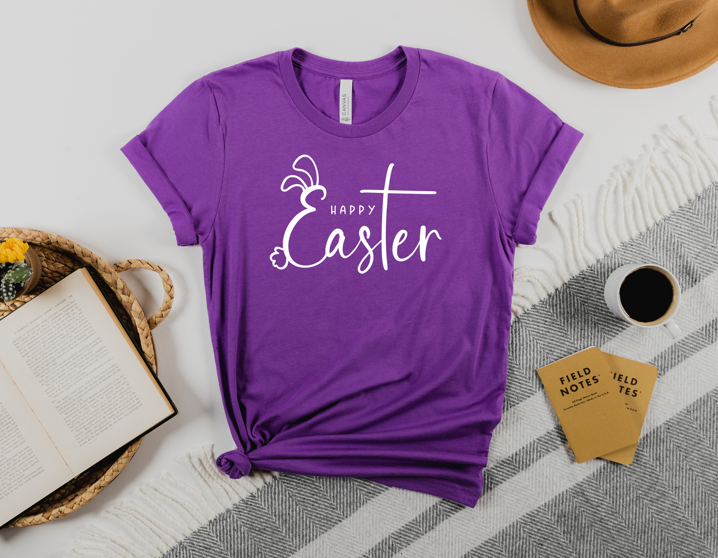 Celebrate Easter in Style with Our Happy Easter Bunny T-Shirt - Perfect for the Whole Family